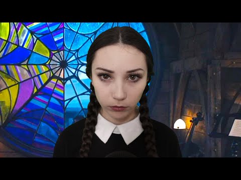 Wednesday Addams Becomes a YouTuber | Asmr Roleplay