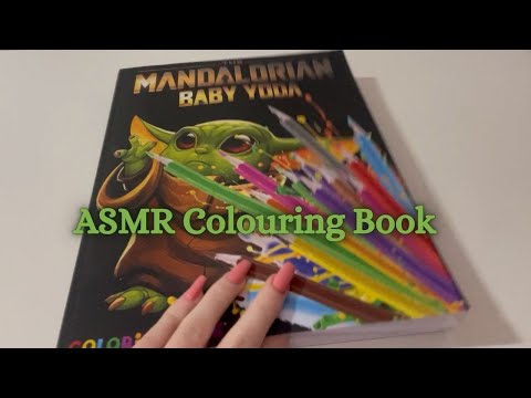 ASMR Colouring Book The Mandalorian Baby Yoda
