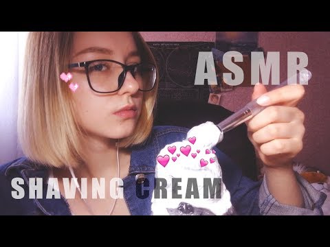 ASMR Shaving Cream On Mic  | АСМР Пена для Бритья на Микрофон