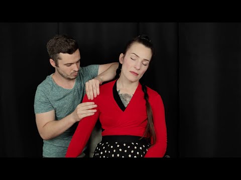 ASMR Arm & Shoulder Massage For Female 💆‍♀️ She Almost Fell Asleep 😴