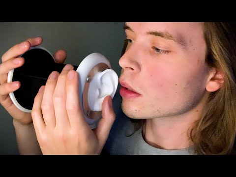 ASMR OIL EAR MASSAGE (up close, whispering, ear to ear) 3Dio