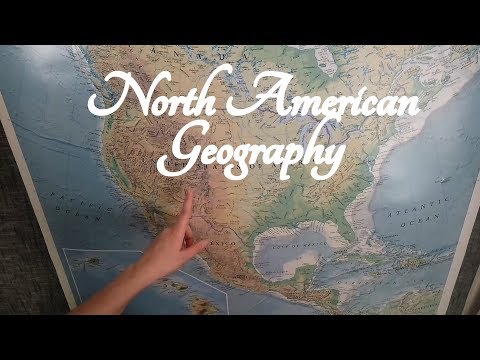 ASMR North American Geography (with map)  ☀365 Days of ASMR☀