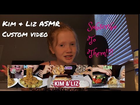 Custom Video For Kim&Liz ASMR! Please Sub & Support Their Channel! ❤️