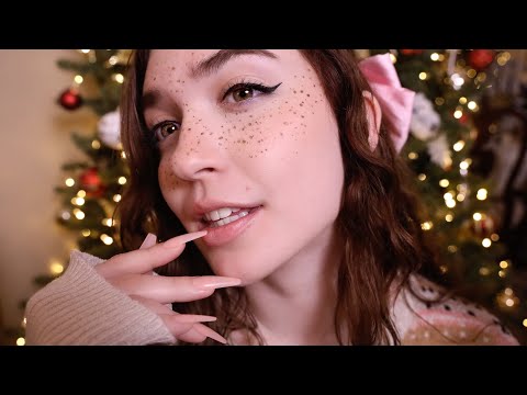 ♡ cozy Christmas kisses BUT by the fire place ♡ ASMR [1 HOUR] [no talking]