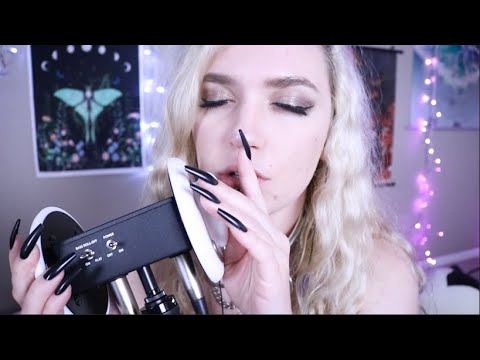 layered audio sleepy mouth sounds ASMR super tingles! (previous video w/ overlapping/layered audio!)