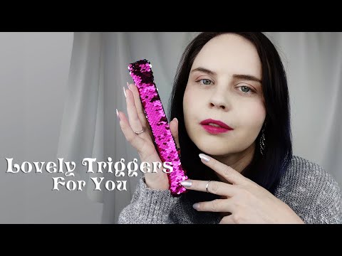 ASMR | 🔮 Lovely Trigger Assortment For You (Soft Speech w/ some Rain Ambient Sounds)