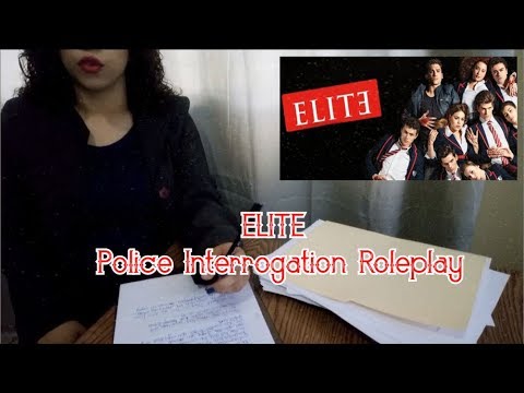 [ASMR] 📝 Who killed Marina? Police Interrogation Roleplay | Elite Netflix Series