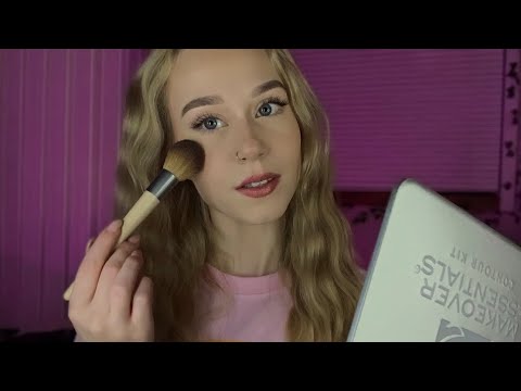 ASMR Doing My MakeUp💄(Soft Whispers)