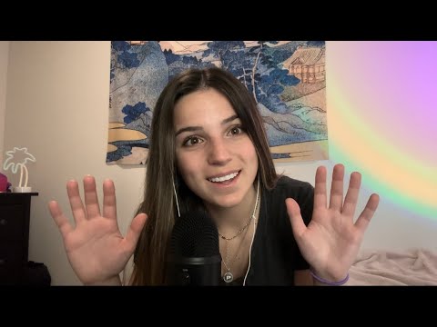 ASMR Whispers and Hand Sounds