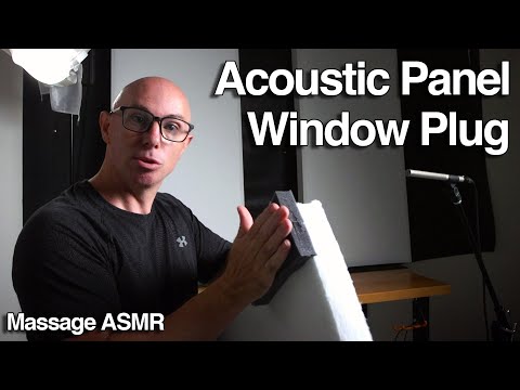 ASMR Recording Room Tour Acoustic Upgrades - Window Plug Sound Proof & Acoustic Panels