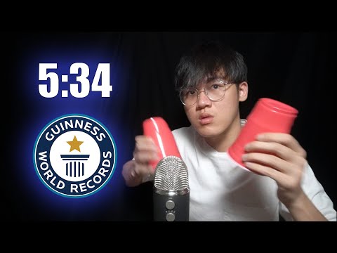 ASMR breaking the GUINNESS WORLD RECORD at making you fall asleep