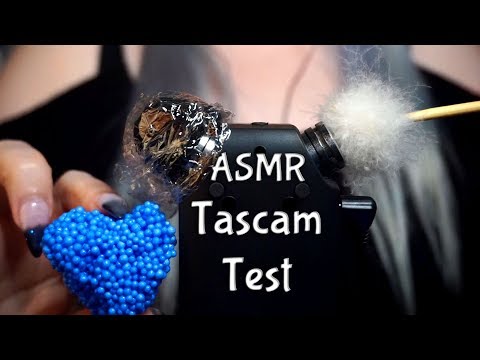 ASMR Tascam Mic Test | Floam, Crinkles, Scratching, Tapping Triggers for Relaxation | No Talking