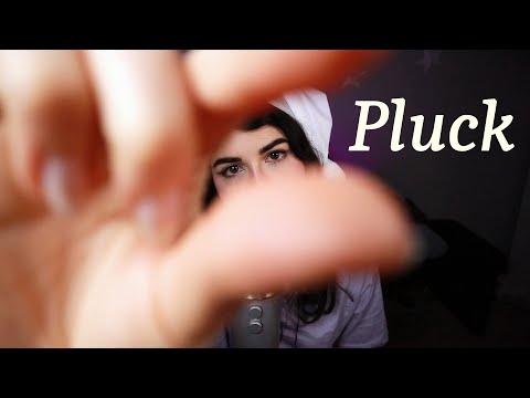 ASMR ✂️ PLUCKING AND SNIPPING ✂️ mouth sounds