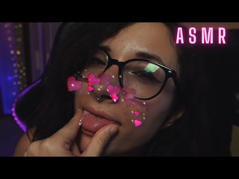 ASMR Spit Painting Delicato Sul Tuo Viso (no talking, mouth sounds)