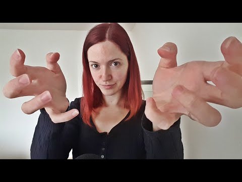 ASMR - hand sounds, personal attention, gripping, scalp massage, sk sk sk,    - Trigger Video August