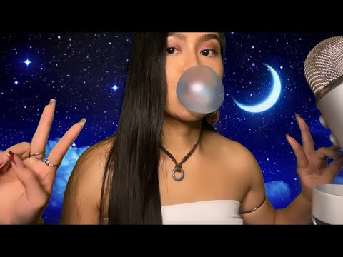 ASMR: Bubble Gum Blowing 💤 | Gum Chewing | Gum Snapping Cracking Popping for Relaxation 😴