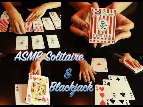 ASMR Playing Cards ( Solitaire and Blackjack)