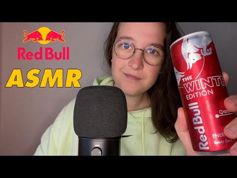ASMR - Ich PROBIERE zum ERSTEN MAL "Red Bull Winter Edition Granatapfel" - german/deutsch