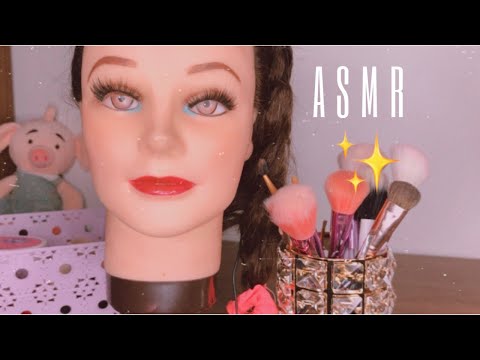 Maquillando a una muñeca/ Sonidos relajantes/ ASMR en español/ Andrea ASMR 🦋