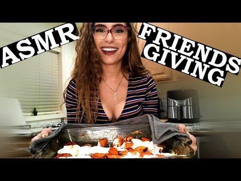 BFF ASMR FRIENDSGIVING PREP ~You're Invited~ *Shopping & Cooking Triggers*