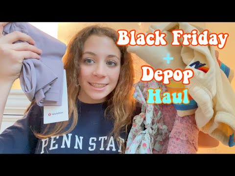 Late Black Friday and Depop haul