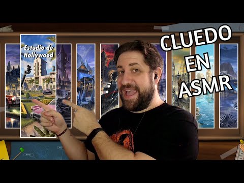 ASMR VISUAL - CLUEDO THE CLASSIC MYSTERY (TABLERO ESTUDIO DE HOLLYWOOD)