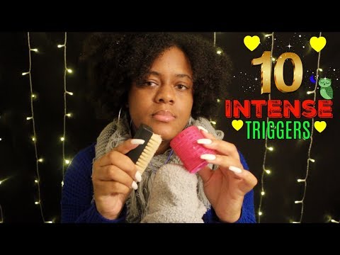 ASMR | ♡ 10 INTENSE Triggers For Relaxation | ( 1 Hour ) ~ ♡