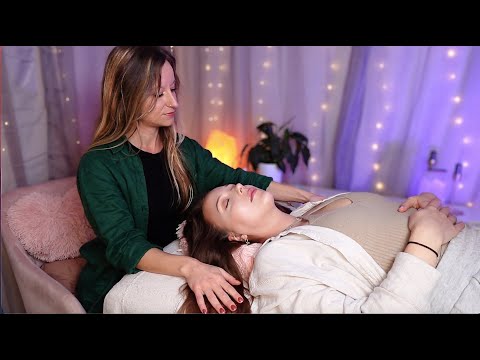 ASMR Real Person Reiki Session With @asmraugust Hair Play And Body Touch