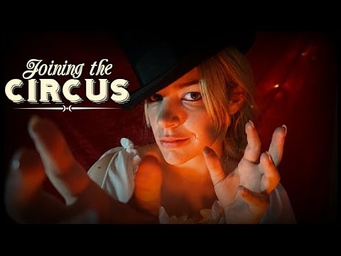ASMR Joining the Circus! Personal Attention, Writing, Tapping, Fire Crackling