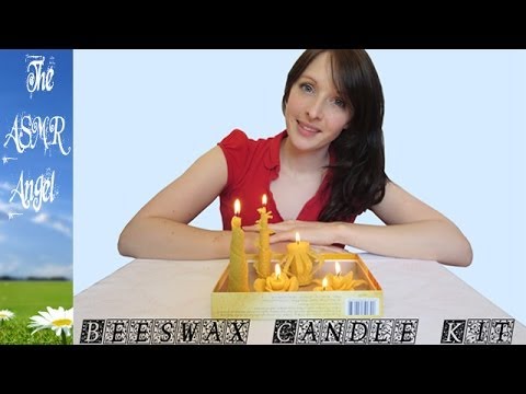 ASMR - Making Beeswax Candles with Soft Speaking (Binaural - 3D Sound)