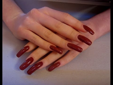 ASMR: tapping & scratching with my long natural nails