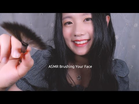 ASMR Comforting you & Brushing Your Face | Personal Attention | Whispering Japanese | Shh~ (Eng Sub)