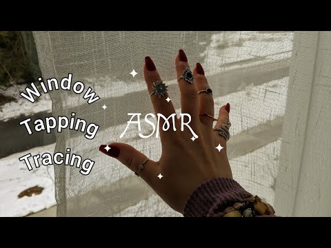 ASMR Window Tracing (Tracing Through the Blinds and more)