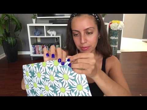 ASMR paper ripping and tapping