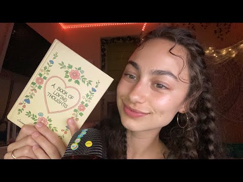 ASMR A Book of Loving Thoughts ❤️