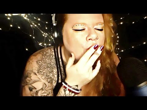 [ASMR] Mouth sounds - NEW TRIGGER, smoking you| Funnels (Whispers)