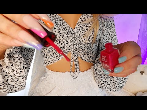 💅ASMR Doing Your nails FAST in 1 Minute