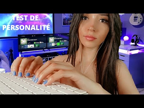 ASMR FRANÇAIS : TEST DE PERSONNALITÉ (ROLEPLAY)