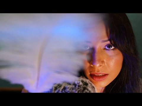 Indian ASMR| Slow Whispers, soft feathers on your face! Sleep in just 12 mins!