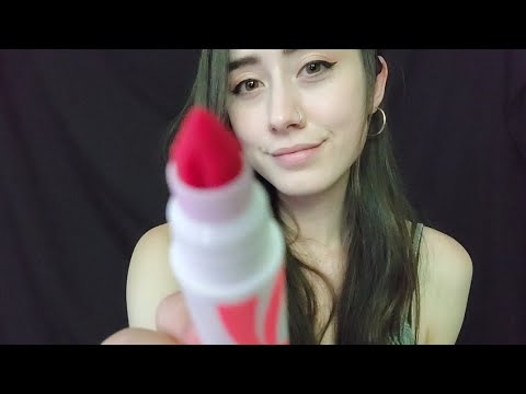 ASMR | Drawing on Your Face (Layered Sounds, Whispered)