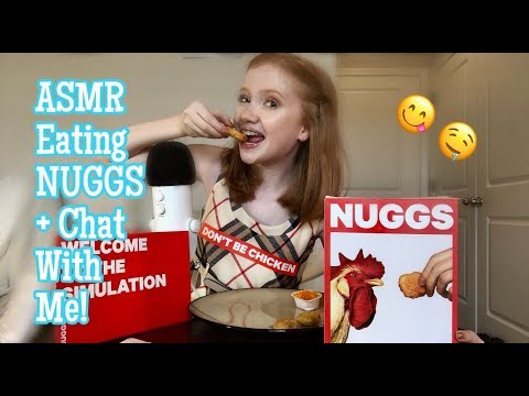 ASMR~ Eating NUGGS + Chat With Me (Extremely Crunchy)