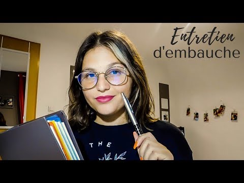 ASMR FRANÇAIS⎪ROLEPLAY ENTRETIEN D'EMBAUCHE 👩🏻‍💻 (Page Turning, Papiers, Stylo)