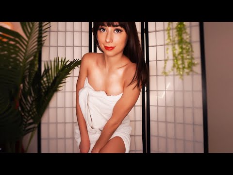 ASMR don't drop the towel... SPA TREATMENT✨😶‍🌫️ personal attention roleplay for sleep, sauna