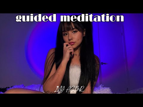 ASMR - Anxiety relief💕- Guided meditation🥰 - Whispering🌿 - Rain sound💧FALL ASLEEP IN ONLY 10 MINUTES