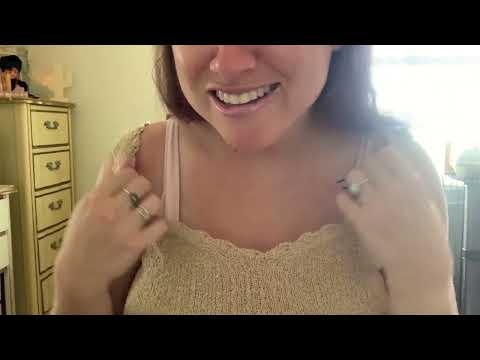 ASMR Fabric Scratching on Shirt & Whisper Ramble/ Life Update