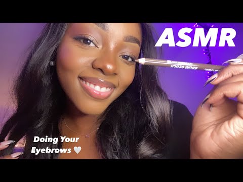 ASMR | Doing Your Eyebrows Like Mine 🤍 (Lots Of Personal Attention)