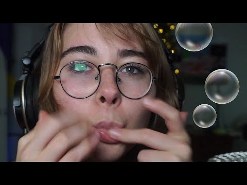 I Tried Bubble Mouth Sounds.... ( super tingly asmr )