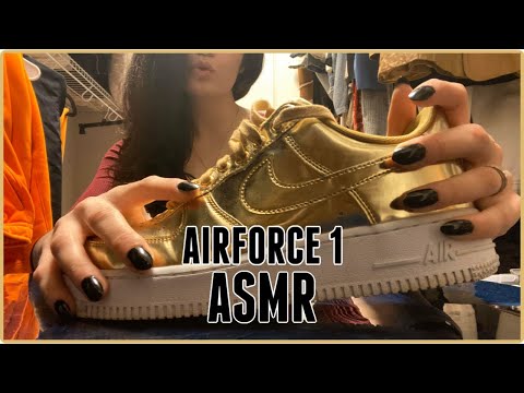 ASMR | tapping on Air Force 1s | shoe tapping