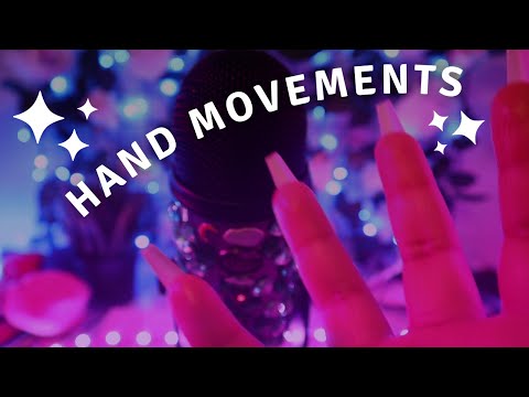 ASMR Relaxing Hand Movements, Mic Scratching, Nail Tapping, Air Scratching - Whispering