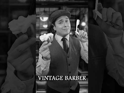 1950’s Authentic Haircut & Shave 💈 | #ASMR
